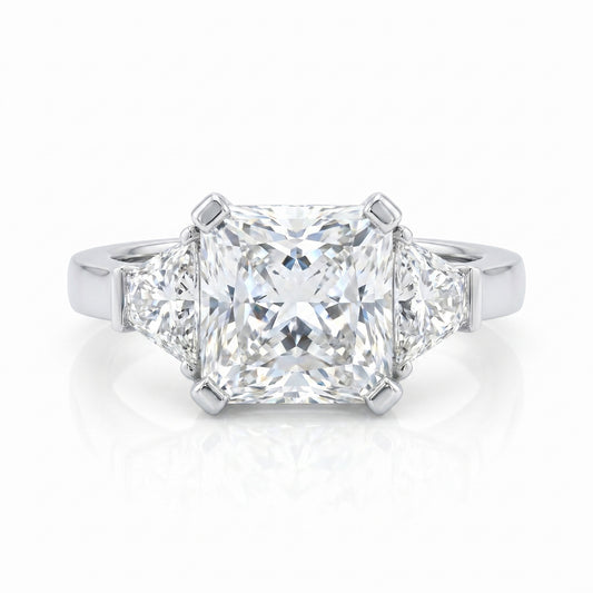 Diamond Platinum Engagement Ring · 1.83ct