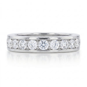 Diamond Platinum Eternity Band · 2.57ct