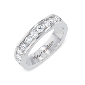 Diamond Platinum Eternity Band · 2.57ct