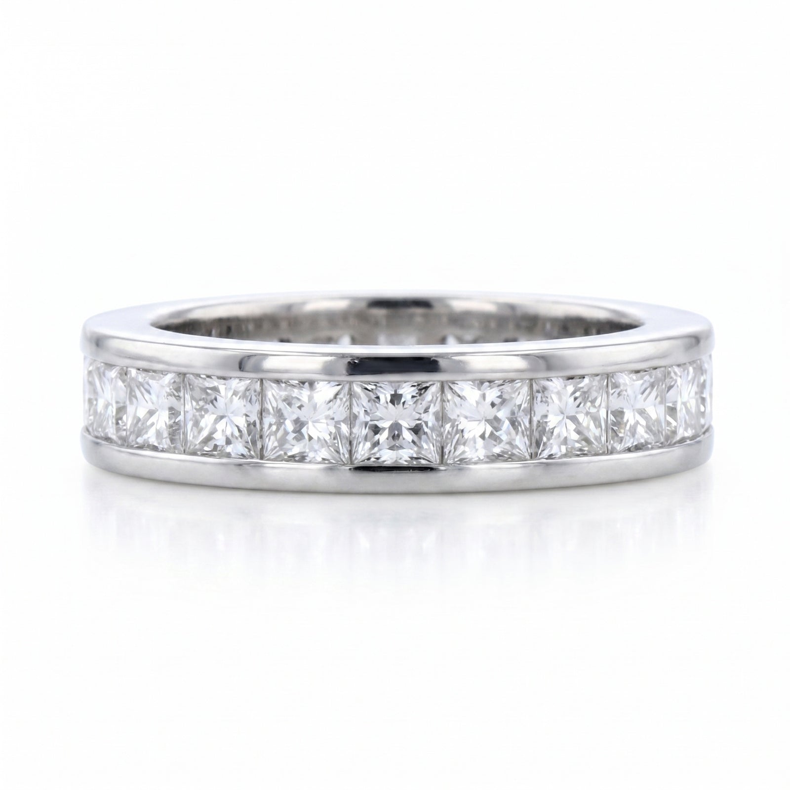 Diamond Platinum Eternity Band · 2.69ct