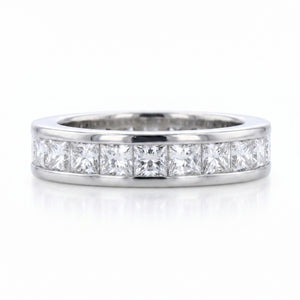 Diamond Platinum Eternity Band · 2.69ct