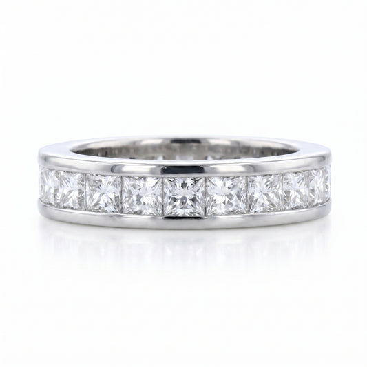 Diamond Platinum Eternity Band · 2.69ct