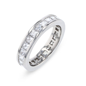Diamond Platinum Eternity Band · 2.69ct
