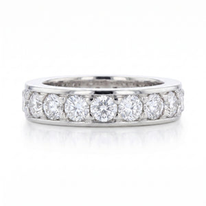 Diamond Platinum Eternity Band · 2.87ct