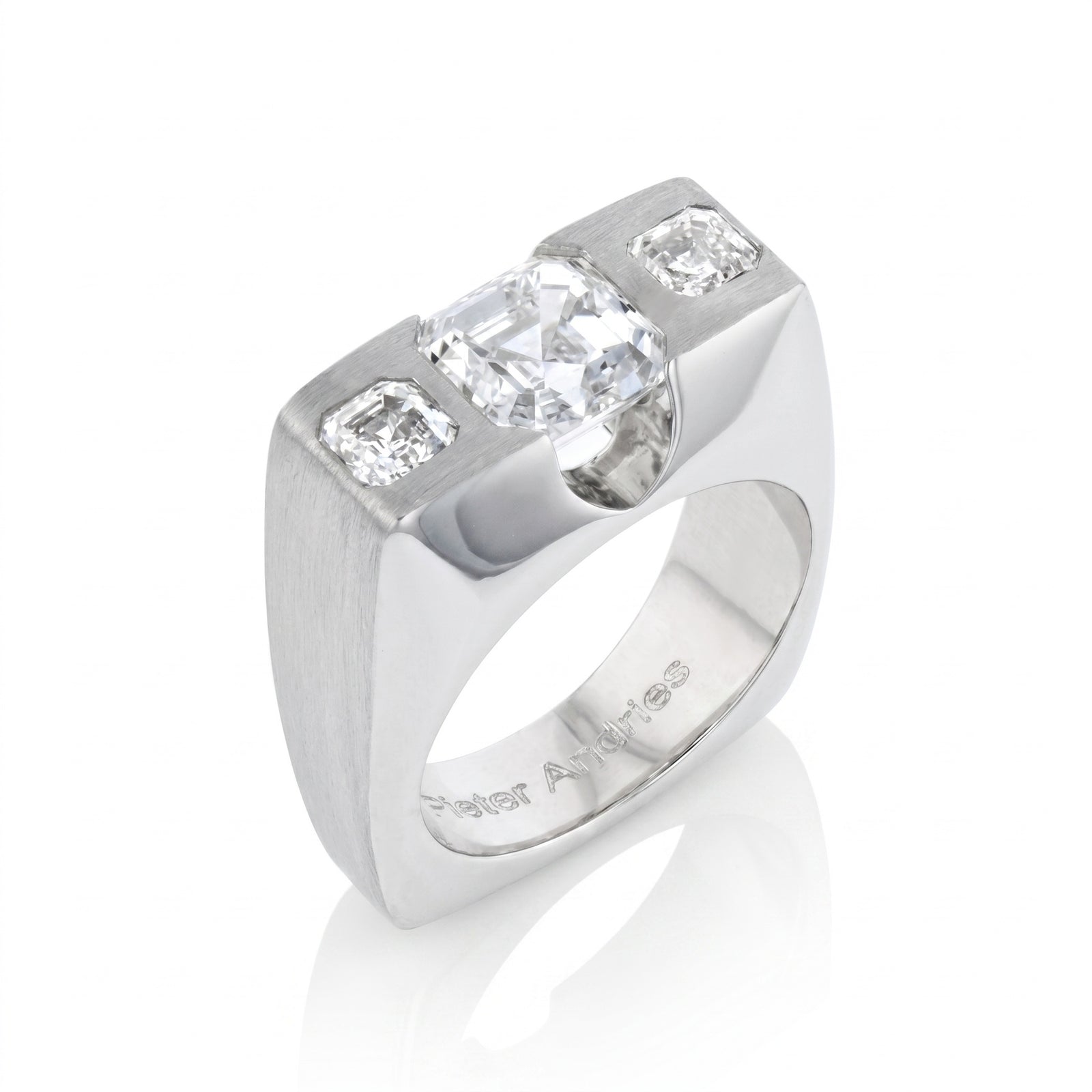 Men's Diamond Platinum Wedding Band · 4.66ct