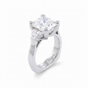 Diamond Platinum Engagement Ring No. 038