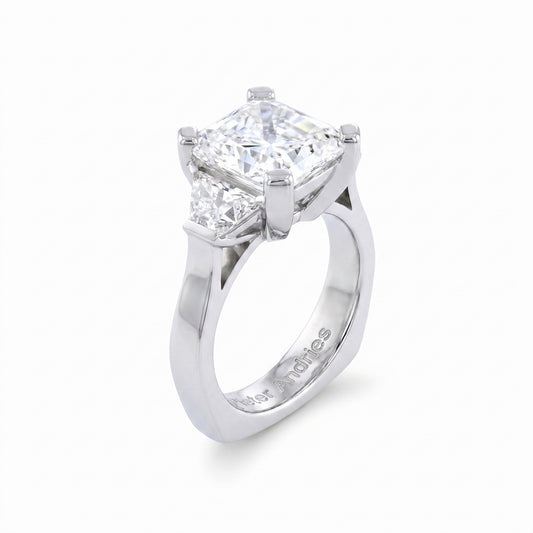 Diamond Platinum Engagement Ring No. 038