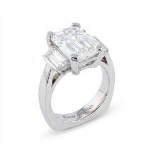 Diamond Platinum Engagement Ring No. 053