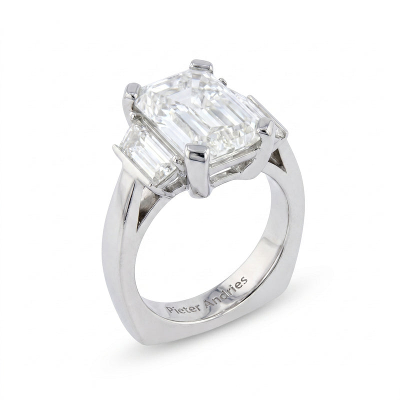 Diamond Platinum Engagement Ring · 3.00ct