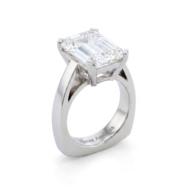 Diamond Platinum Engagement Ring · 2.04ct