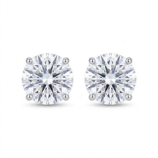 Diamond White Gold Earrings No. 161