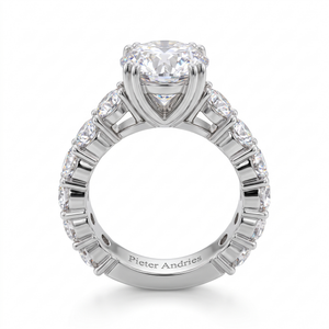 Diamond Platinum Engagement Ring No. 396