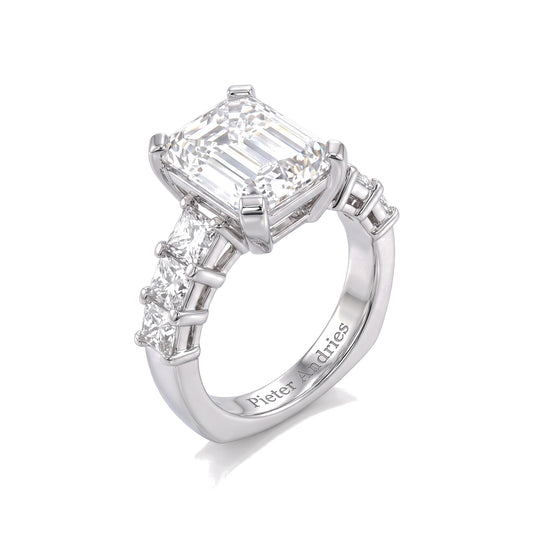 Pieter Andries Diamond Platinum Engagement Ring · 13.08ct