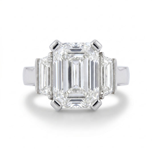 Diamond Platinum Engagement Ring · 3.00ct