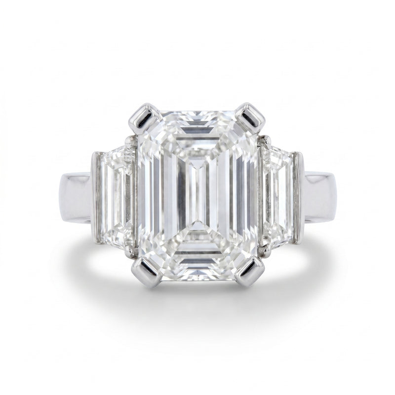 Diamond Platinum Engagement Ring · 3.00ct