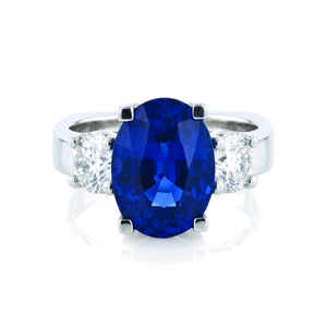 Pieter Andries Sapphire & Diamond Platinum Ring · 6.55ct