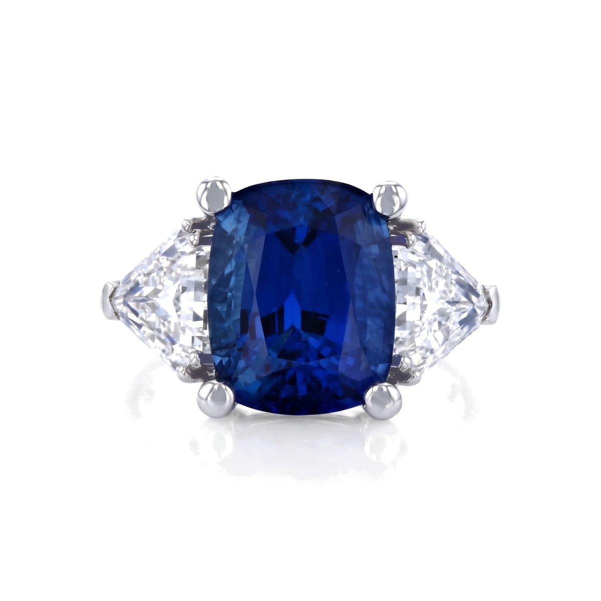 Pieter Andries Sapphire & Diamond Platinum Ring · 6.74ct
