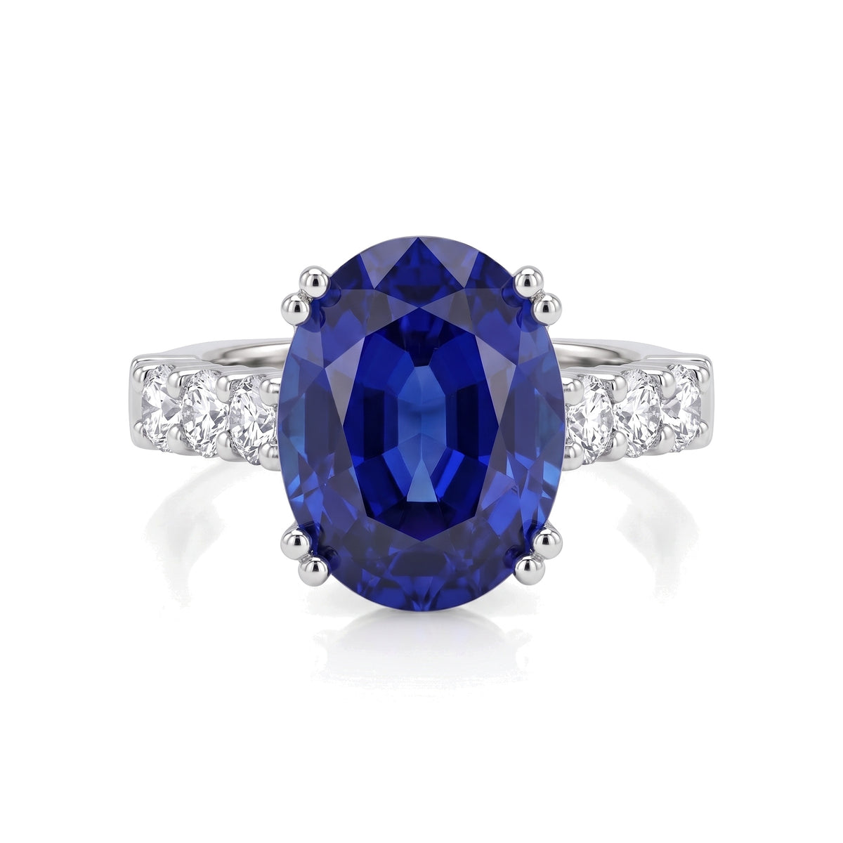Pieter Andries Tanzanite & Diamond Platinum Ring · 9.90ct