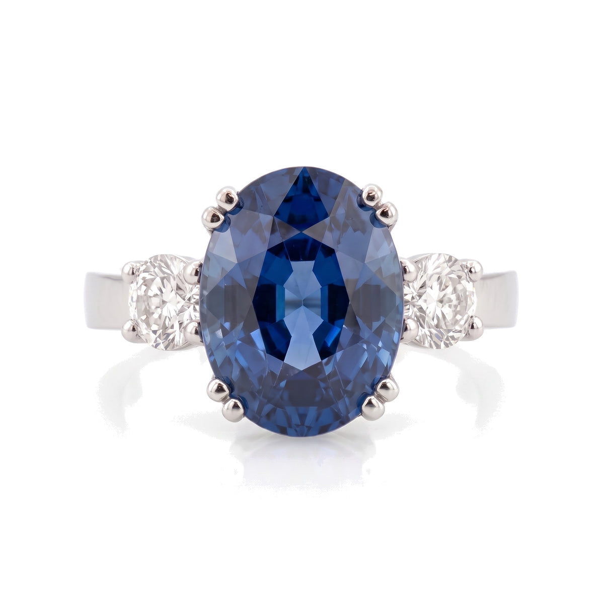Pieter Andries Sapphire & Diamond Platinum Ring · 10.07ct
