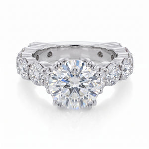 Pieter Andries 5.81ct round brilliant diamond platinum engagement ring