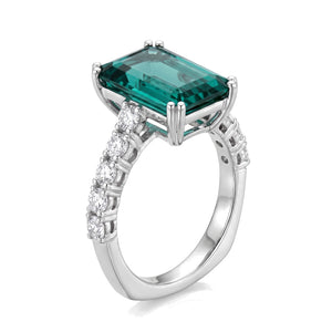 Pieter Andries Green Tourmaline & Diamond White Gold Ring · 10.66ct