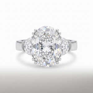 Diamond Platinum Engagement Ring No. 382