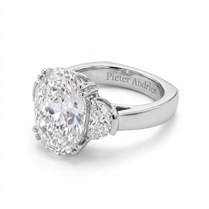 Diamond Platinum Engagement Ring No. 382