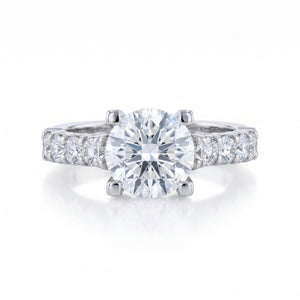 Diamond Platinum Engagement Ring · 2.00ct